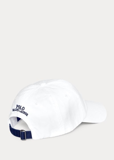 Gorra Polo Ralph Lauren Hombre Blancos / Multicolor - Polo Shield Cotton Twill - UJFND1657